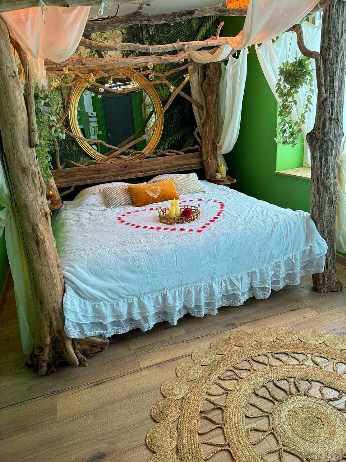 La Jungle Insolite, Spa, Ecran Cinema, Lit A Baldaquin King Size, Day Use, 10 Min Centre Amiens Extérieur photo